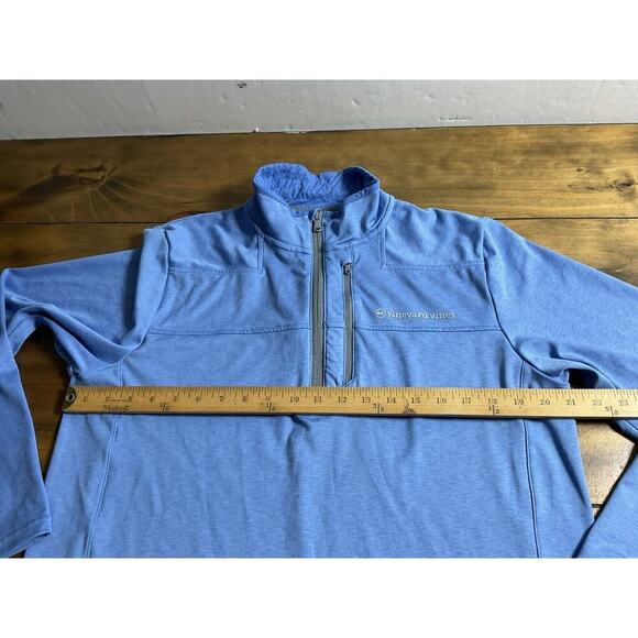 Vineyard Vines Performance On The Go Shep Shirt Light Blue Gray Accents Size Med - Picture 5 of 8